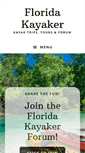 Mobile Screenshot of floridakayaker.com